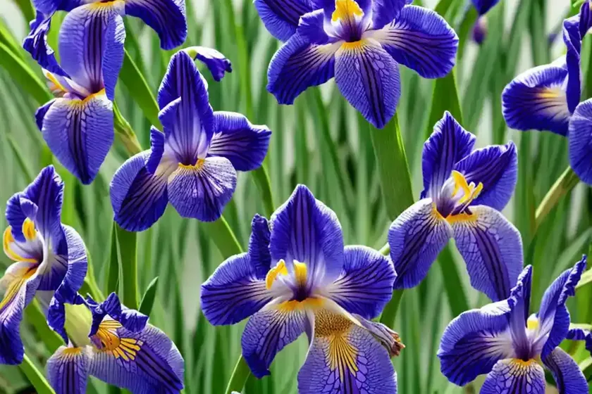 Iris sibirica ‘sky mirror’ (siberian iris) — photo 2
