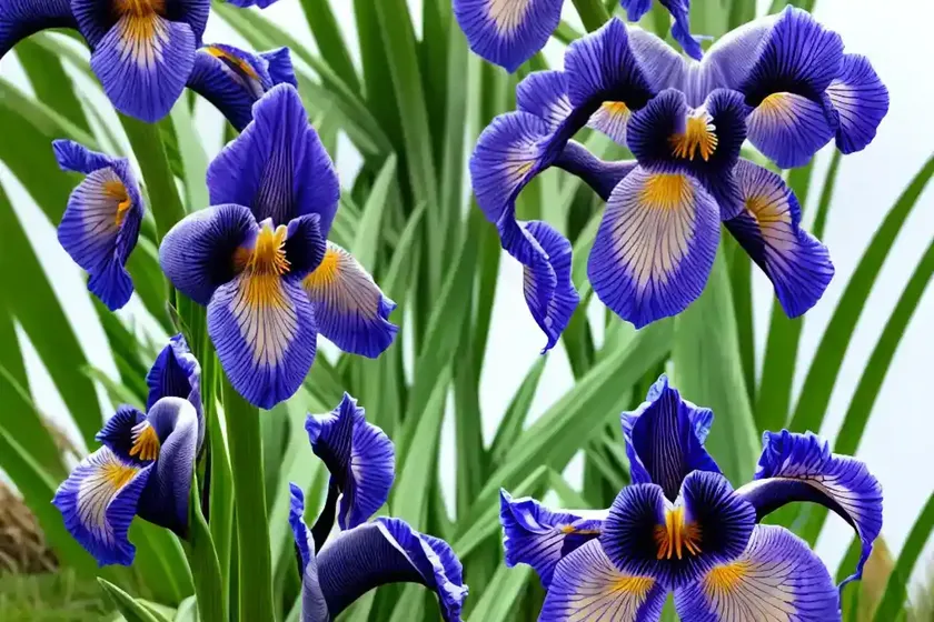 Iris sibirica ‘sky mirror’ (siberian iris) — photo 3