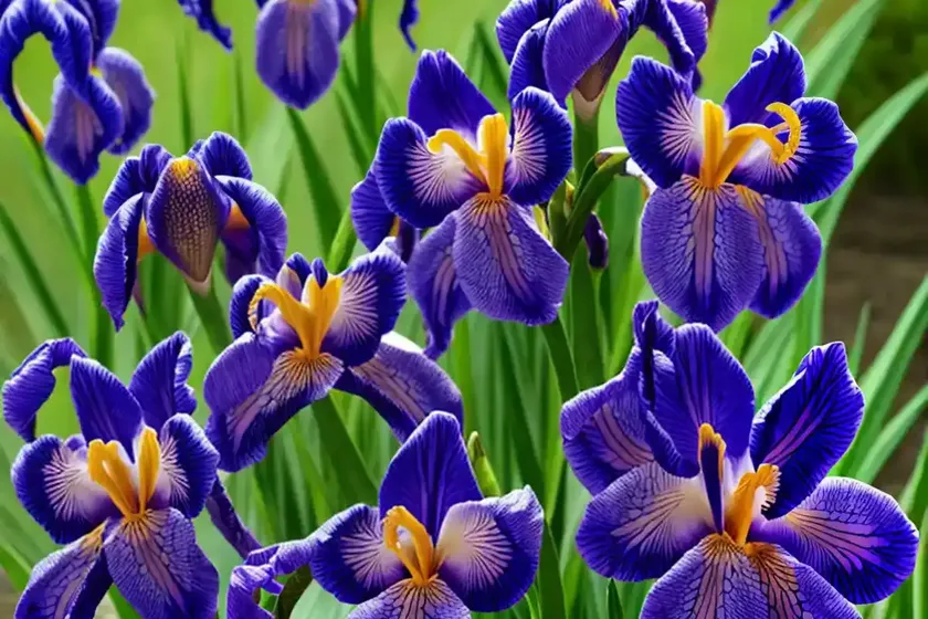 Iris Sibirica ‘Super Ego’ (Siberian Iris)