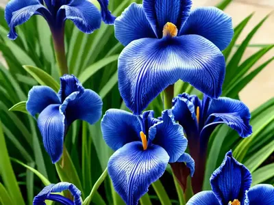 Iris Spuria ‘Lucky Devil’ (Blue Iris)