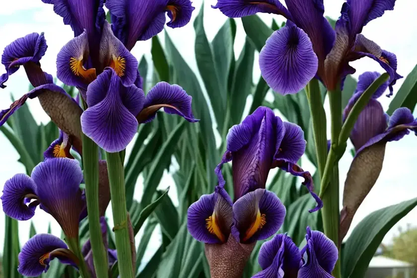 Iris ‘starship enterprise’ (bearded iris) — photo 2