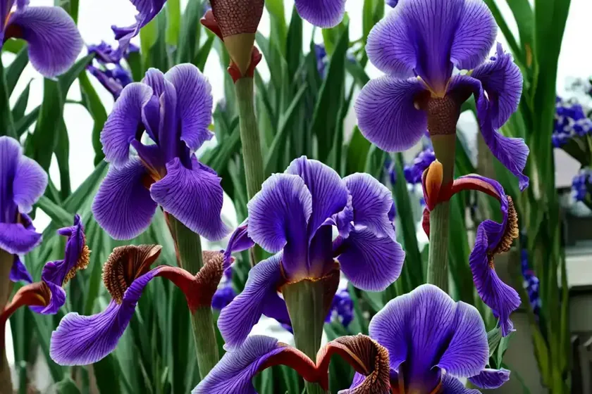 Iris ‘thornbird’ (bearded iris) — photo 3