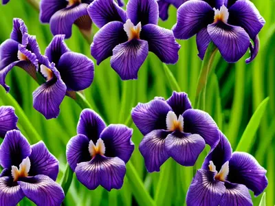 Iris Verna (Dwarf Violet Iris)