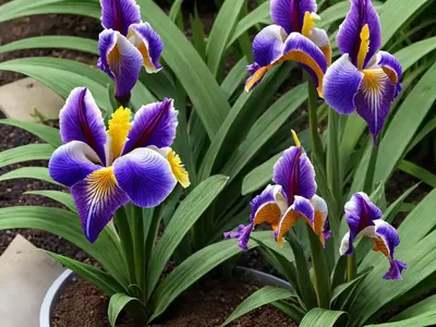 Iris X Robusta ‘Gerald Darby’)