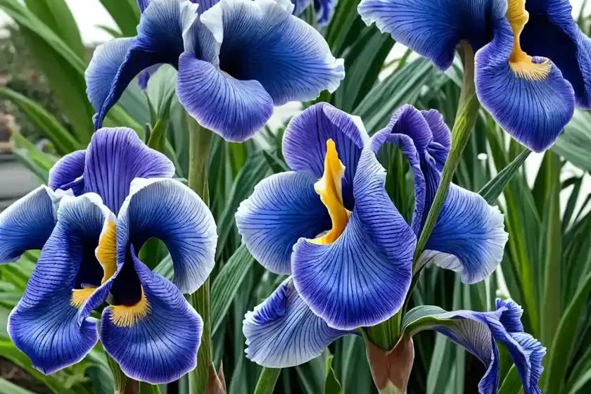 Iris ‘yaquina blue’ (bearded iris) — photo 2