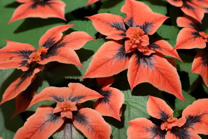 Iron cross begonia (begonia masoniana) — photo 2