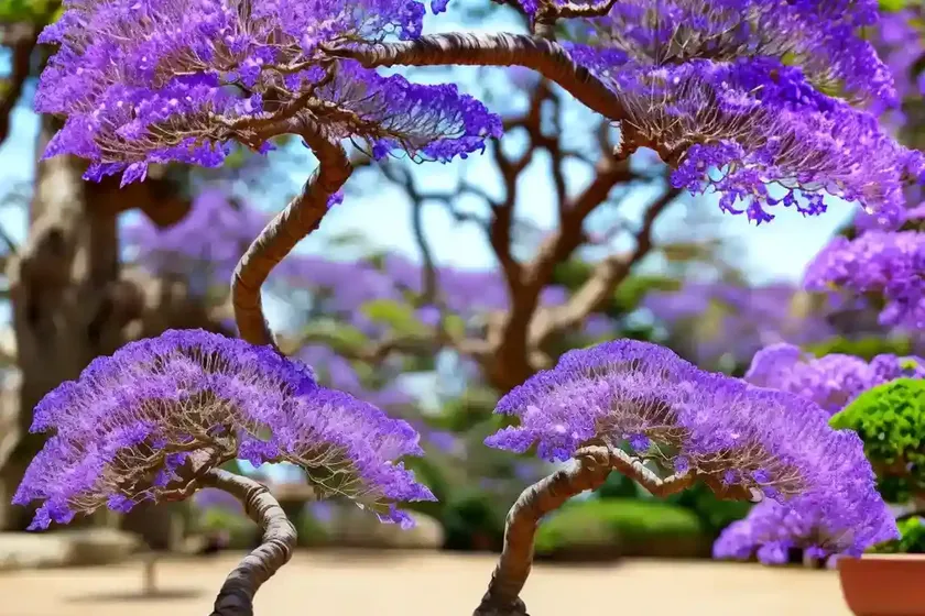 Jacaranda mimosifolia bonsai (jacaranda mimosifolia) — photo 3