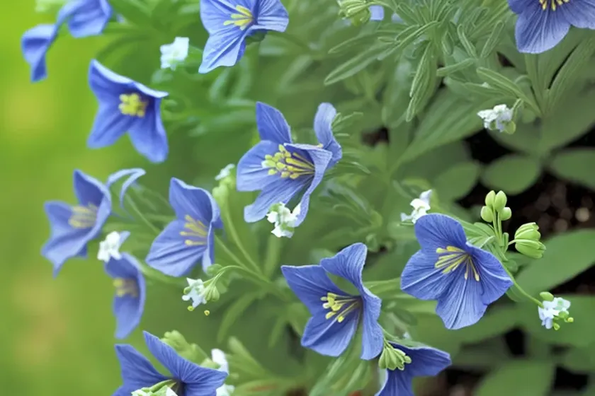 Jacob’s ladder (polemonium reptans ‘stairway to heaven’) — photo 3