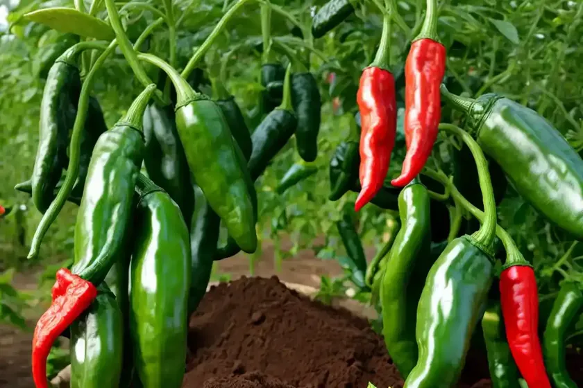 Jalepeno chilli plant (capsicum annuum) — photo 3