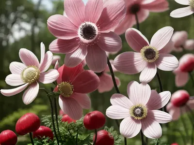Japanese Anemone (Anemone ‘Red Riding Hood’)