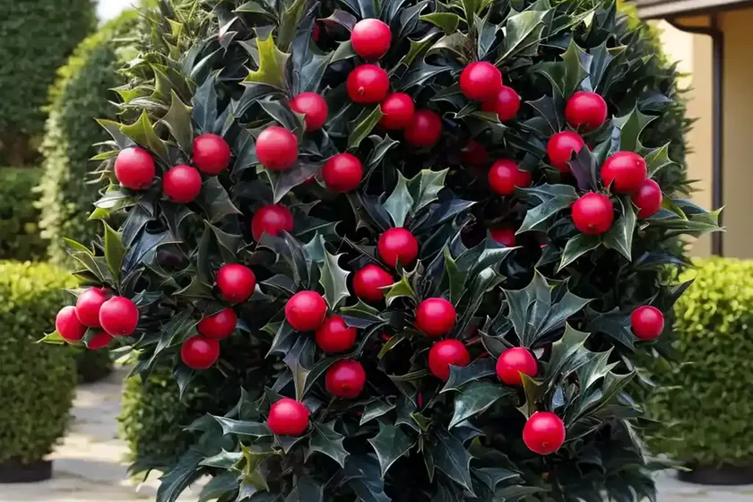Japanese holly (ilex crenata ‘farrowone’ sky pointer) — photo 2