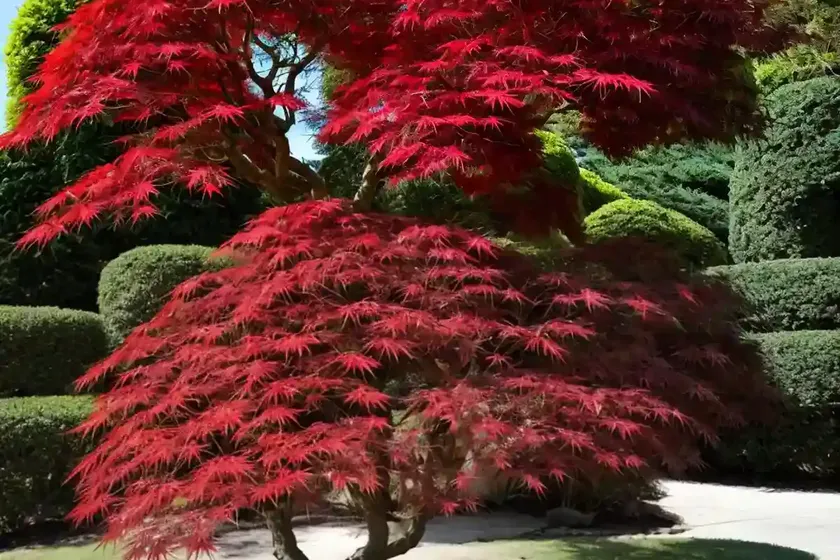 Japanese maple (acer palmatum ‘bloodgood’) — photo 3
