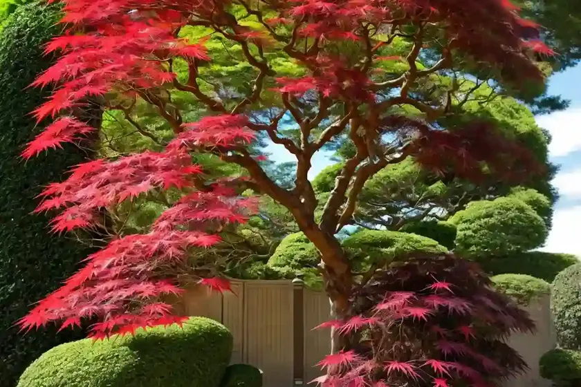 Japanese maple (acer palmatum ‘villa taranto’) — photo 2