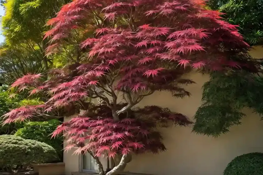 Japanese maple (acer palmatum ‘villa taranto’)