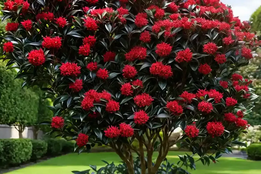 Japanese photinia (photinia glabra) — photo 3