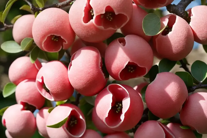 Japanese quince (chaenomeles japonica var. alpina) — photo 2