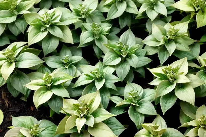 Japanese spurge (pachysandra terminalis ‘variegata’) — photo 2