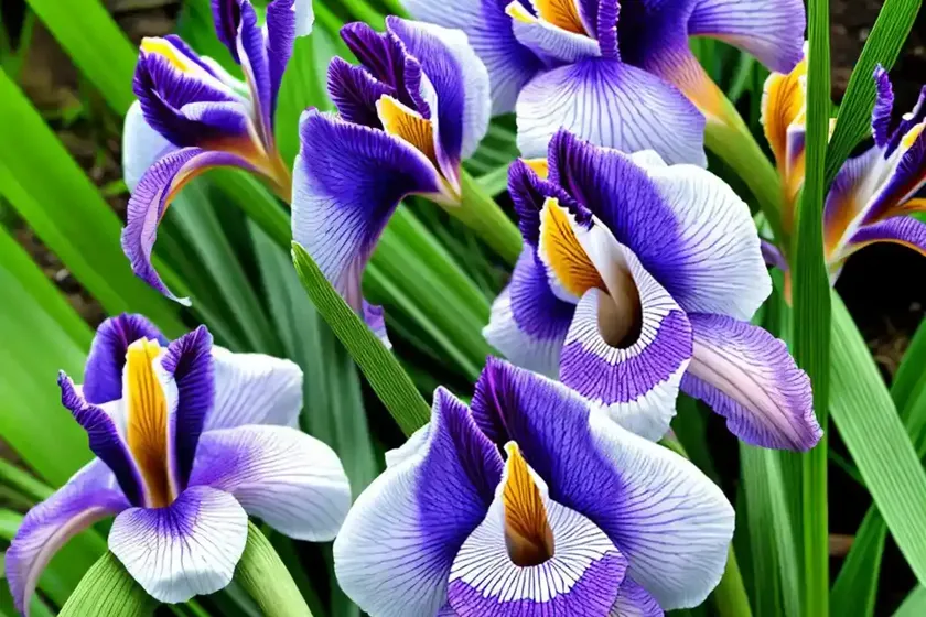 Japanese water iris (iris ensata) — photo 2