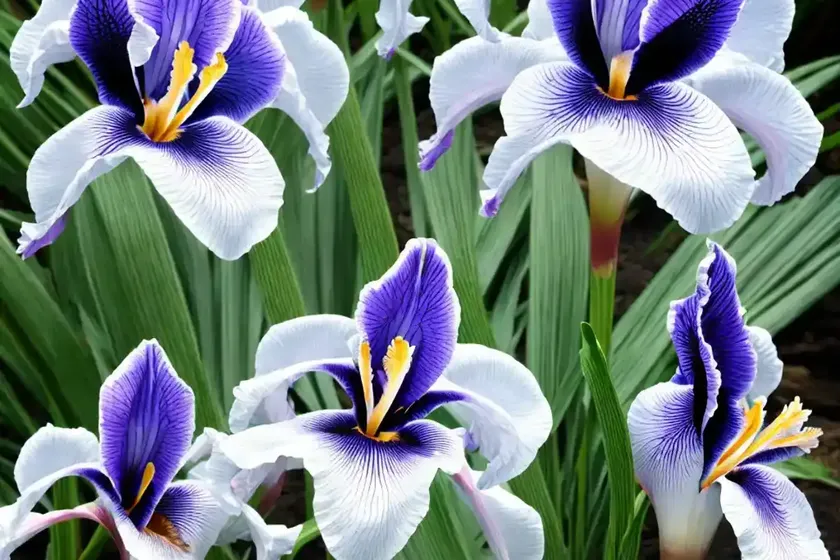 Japanese water iris (iris ensata) — photo 3