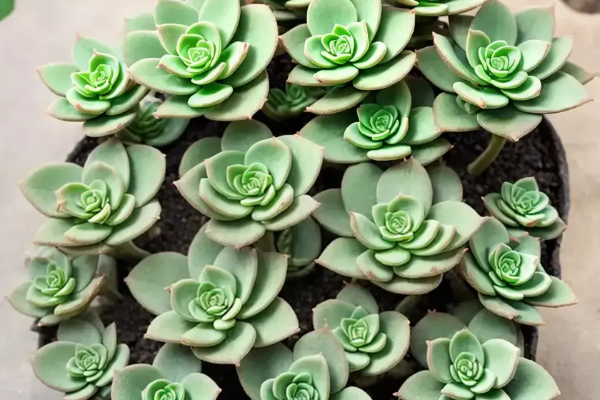 Jeweled crown (pachyveria) — photo 2