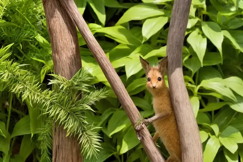 Joey in a stick (johannesteijsmannia perakensis) — photo 2