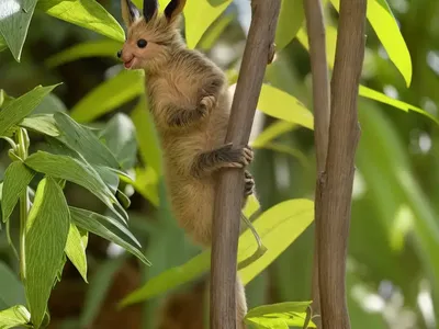 Joey In A Stick (Johannesteijsmannia Perakensis)