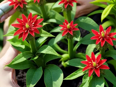 Justicia Rizzinii (Firecracker Flower)