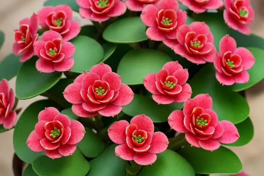Kalanchoe blossfeldiana (florist kalanchoe) — photo 2