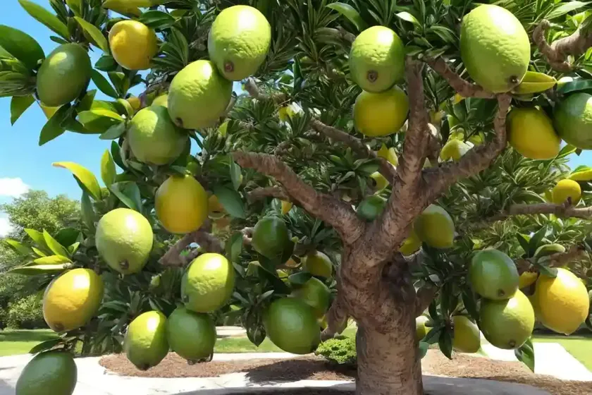 Key lime tree (citrus aurantifolia) — photo 3