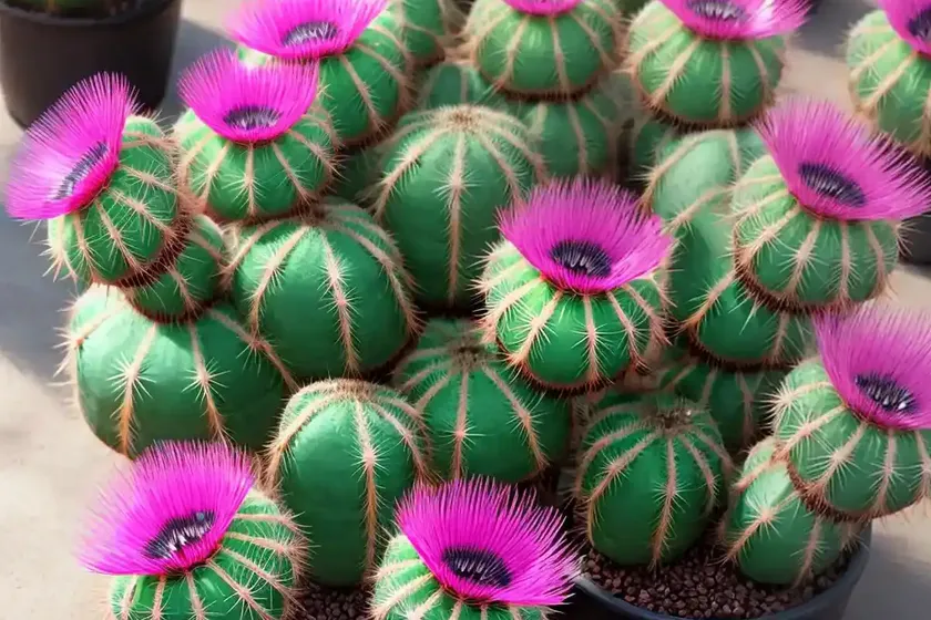 Kingcup cactus (echinocereus triglochidiatus) — photo 2