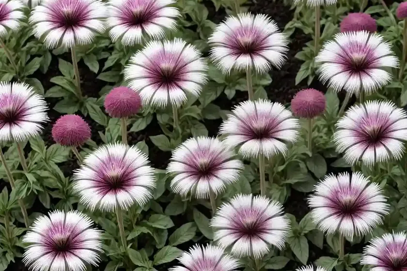 Knautia (knautia macedonica ‘thunder and lightning’) — photo 2