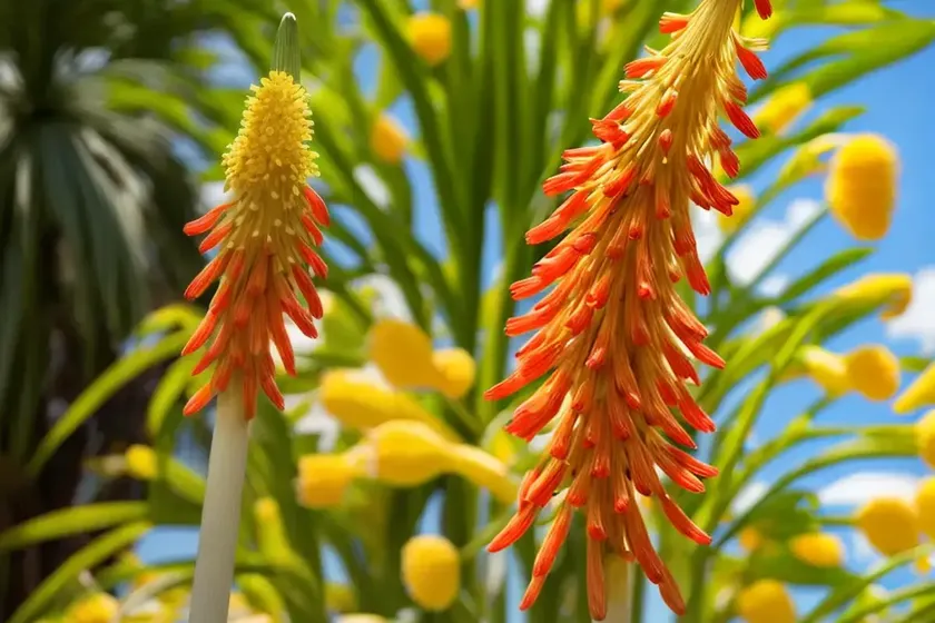 Kniphofia ‘lemon popsicle’ (red hot poker) — photo 3