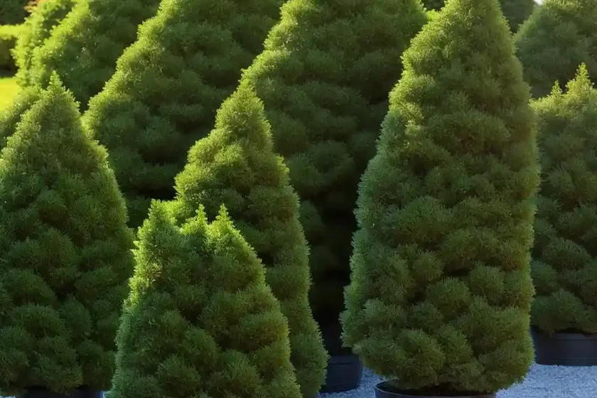 Korean arborvitae (thuja koraiensis ‘glauca prostrata’) — photo 2