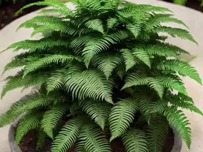 Korean Rock Fern (Polystichum Tsus-simense)