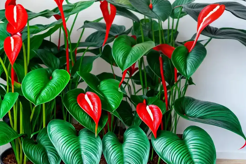 Laceleaf (anthurium spp.)