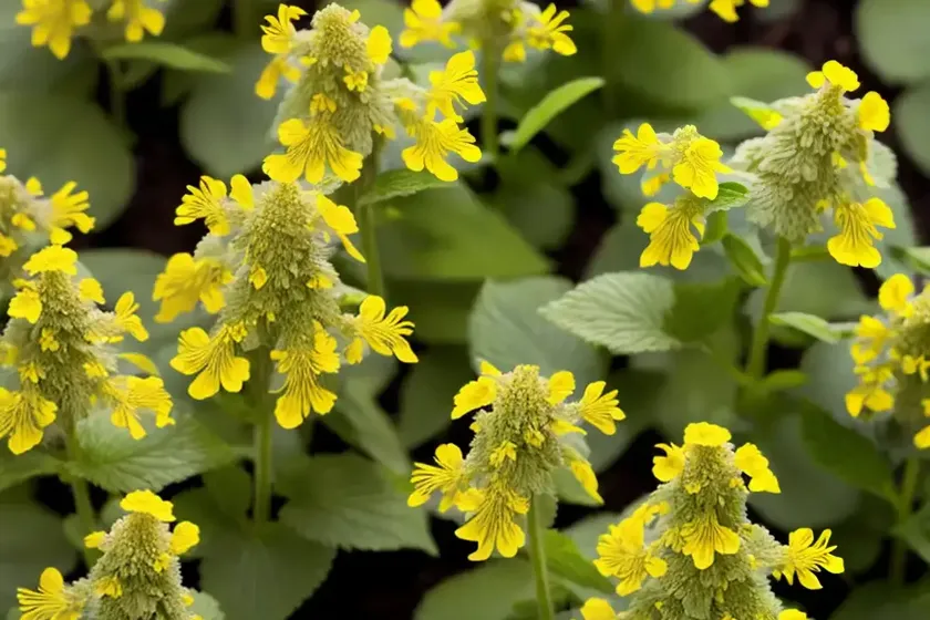 Lamium galeobdolon ‘hermann’s pride’ (yellow archangel) — photo 3