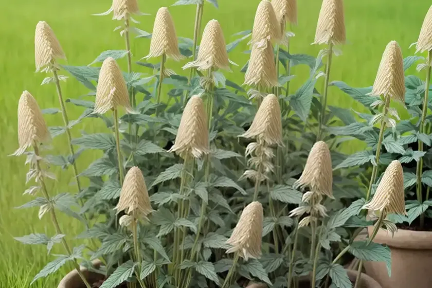 Lampwick plant (phlomis lychnitis) — photo 2
