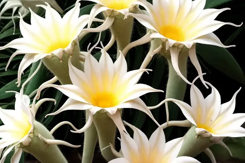 Large-flowered cactus (selenicereus grandiflorus) — photo 3