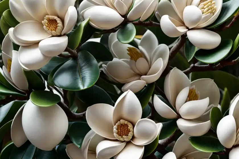 Large-flowered Magnolia (Magnolia Grandiflora ‘Little Gem’)