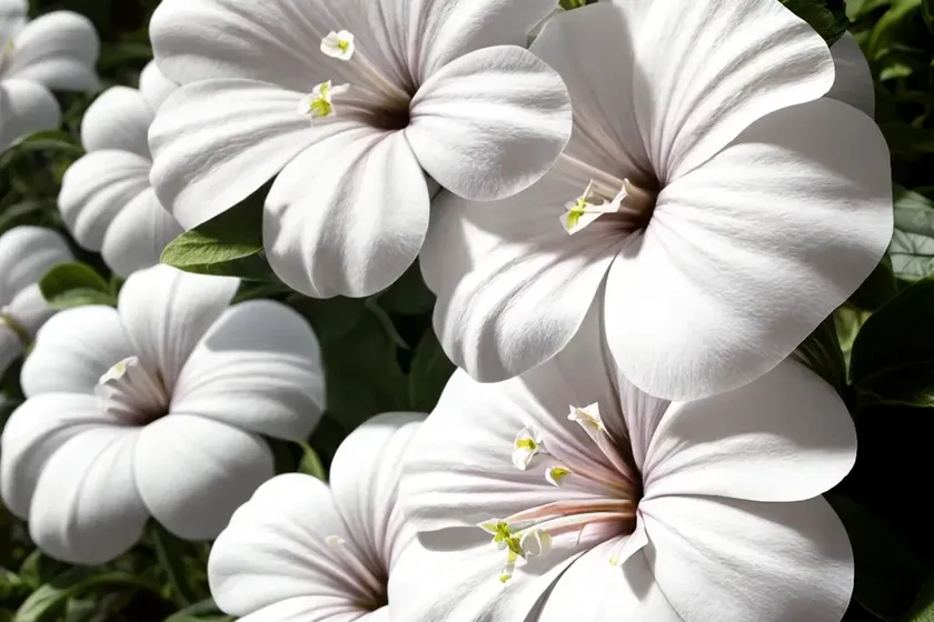 Large white petunia (petunia axillaris) — photo 3