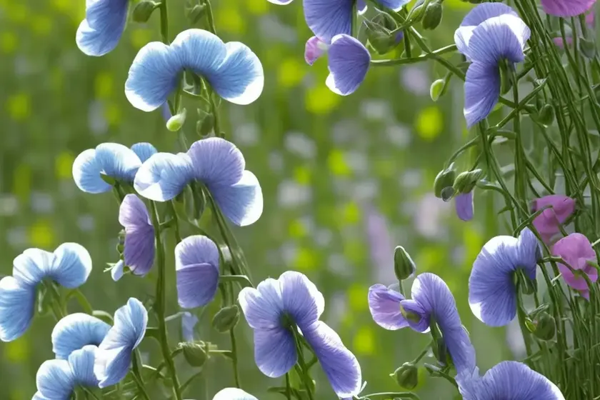 Lathyrus odoratus ‘america’ (sweet pea) — photo 3