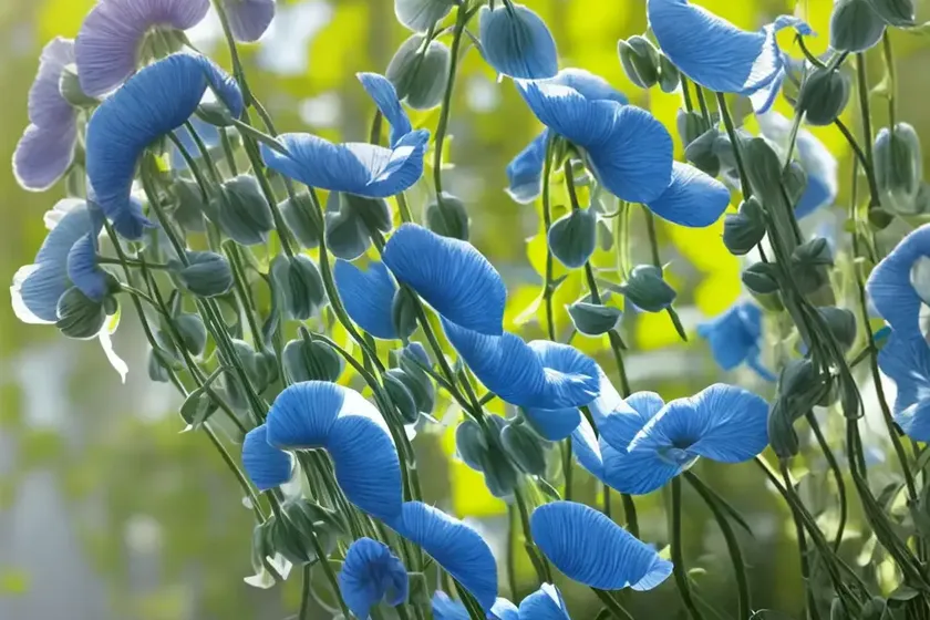Lathyrus odoratus ‘america’ (sweet pea)
