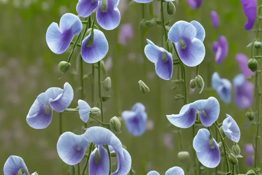 Lathyrus Odoratus ‘Mollie Rilstone’ (Sweet Pea) — photo 2