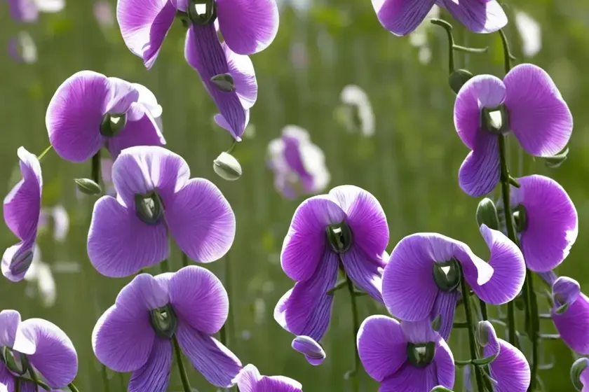 Lathyrus Odoratus ‘Mollie Rilstone’ (Sweet Pea) — photo 3
