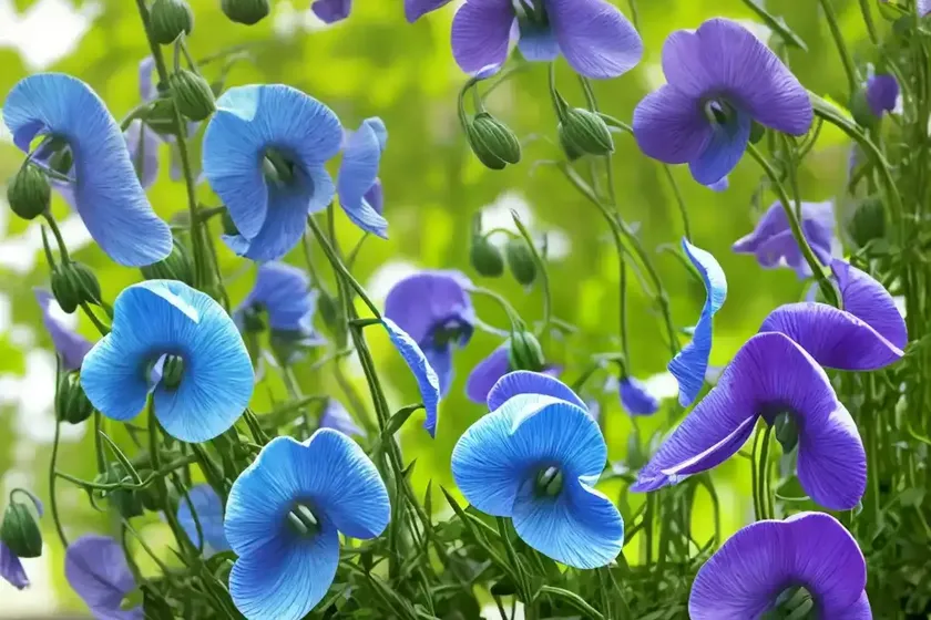 Lathyrus odoratus ‘senator’ (sweet pea) — photo 3