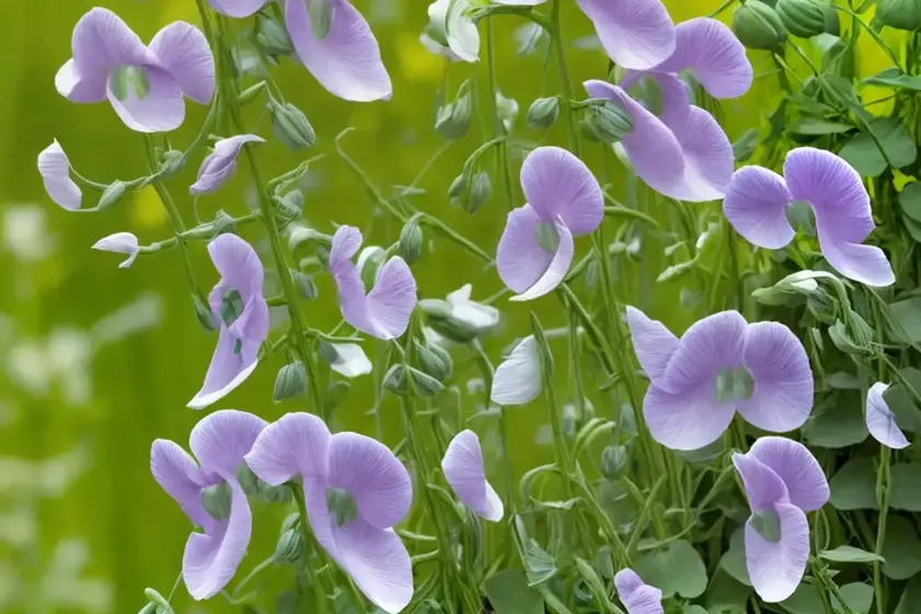 Lathyrus odoratus ‘spencer mix’ (sweet pea)