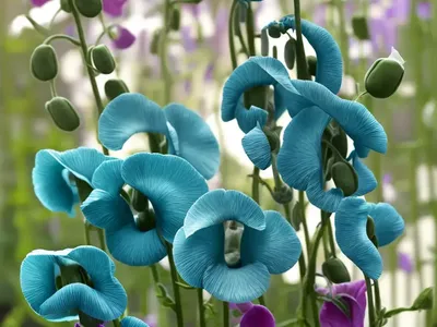 Lathyrus Odoratus ‘Valerie Harrod’ (Sweet Pea)