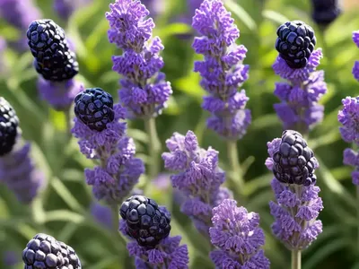 Lavandula Stoechas (Lavandula Stoechas ‘boysenberry Ruffles’)