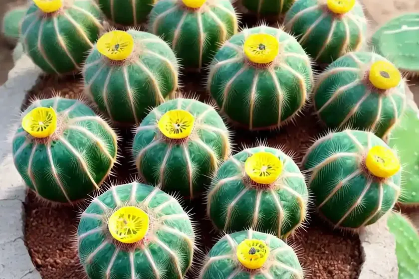 Lemon ball cactus (parodia leninghausii) — photo 2