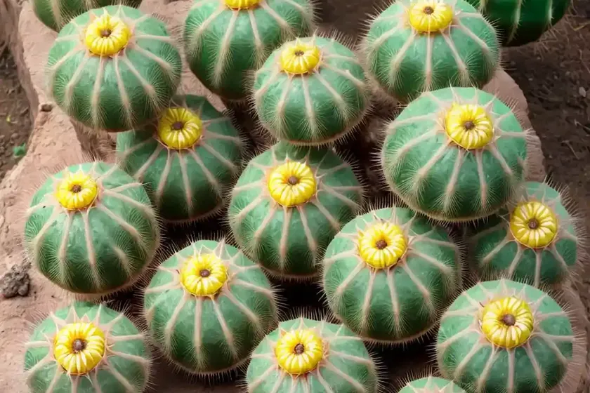 Lemon ball cactus (parodia leninghausii) — photo 3